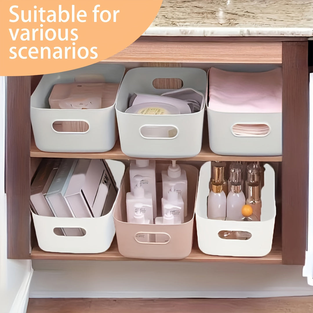 OrganiseerGemak - Sett med 10 vegghyller for kosmetikk og snacks Luvikno