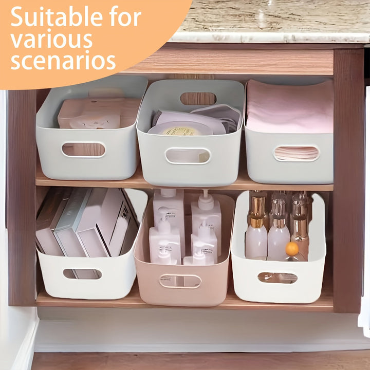 OrganiseerGemak - Sett med 10 vegghyller for kosmetikk og snacks Luvikno