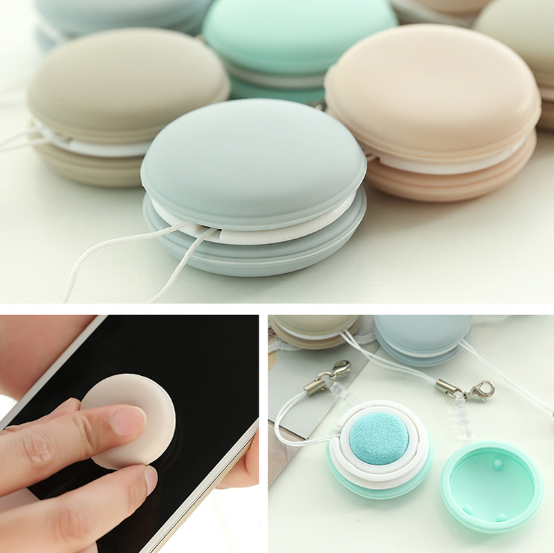 Macaron Mobiltelefon Skjermvasker Nøkkelring | Luvikno