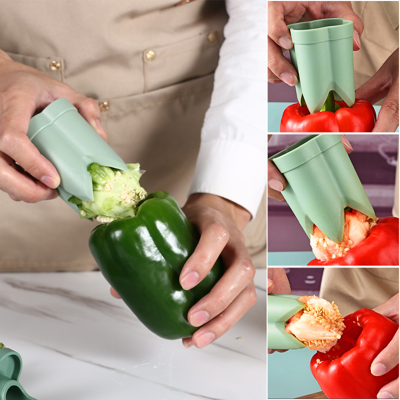 2-i-1 Frukt Paprika Kjerner | Luvikno