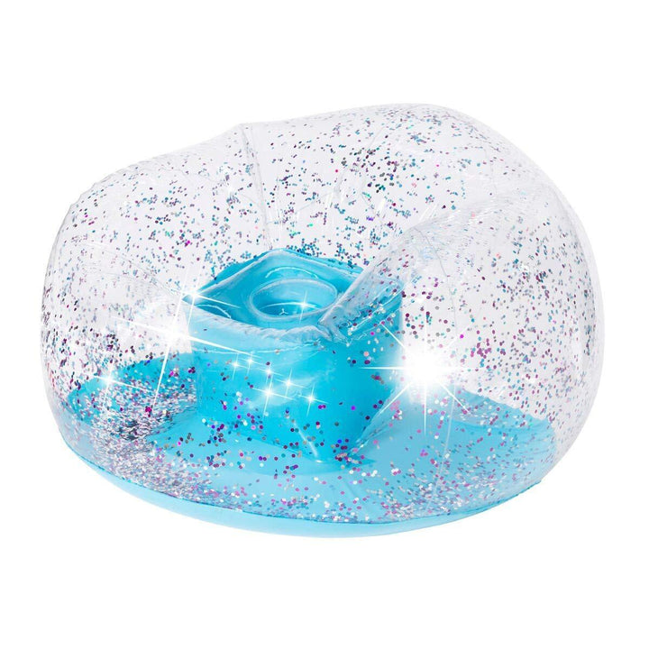Unisex oppustbar lounge-badekar med glitrende design Luvikno