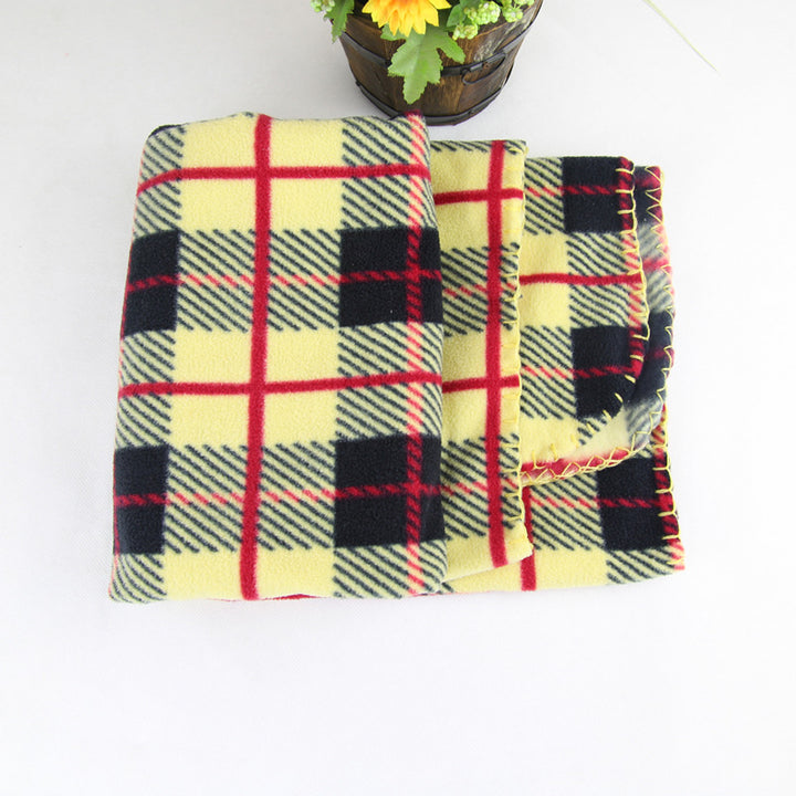 Dame Fleece-teppe med fint juledesign Luvikno
