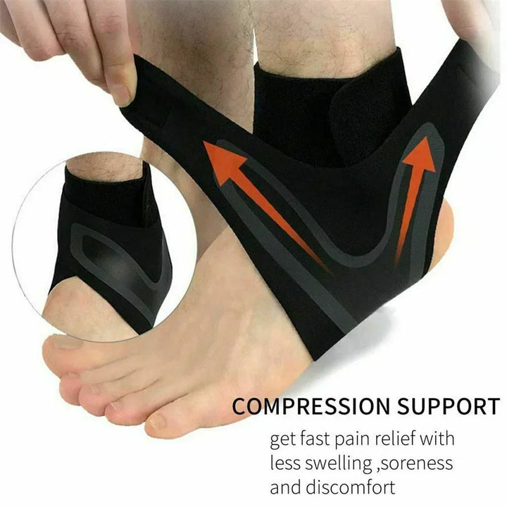 Luvikno | Plantar Ankelen X Wrap Støtte Kompresjons Sokker