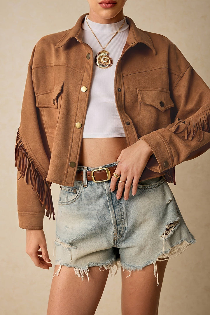 Luvik | Trim Drop Shoulder Casual Jacket