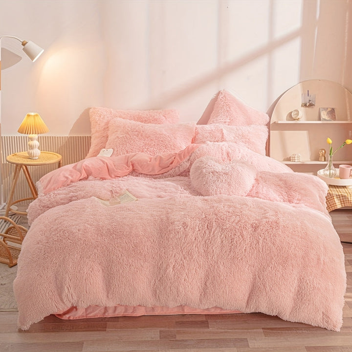 Luvikno | Ultra Soft Plush Duvet Cover Set with Zipper - Luksus & Komfort