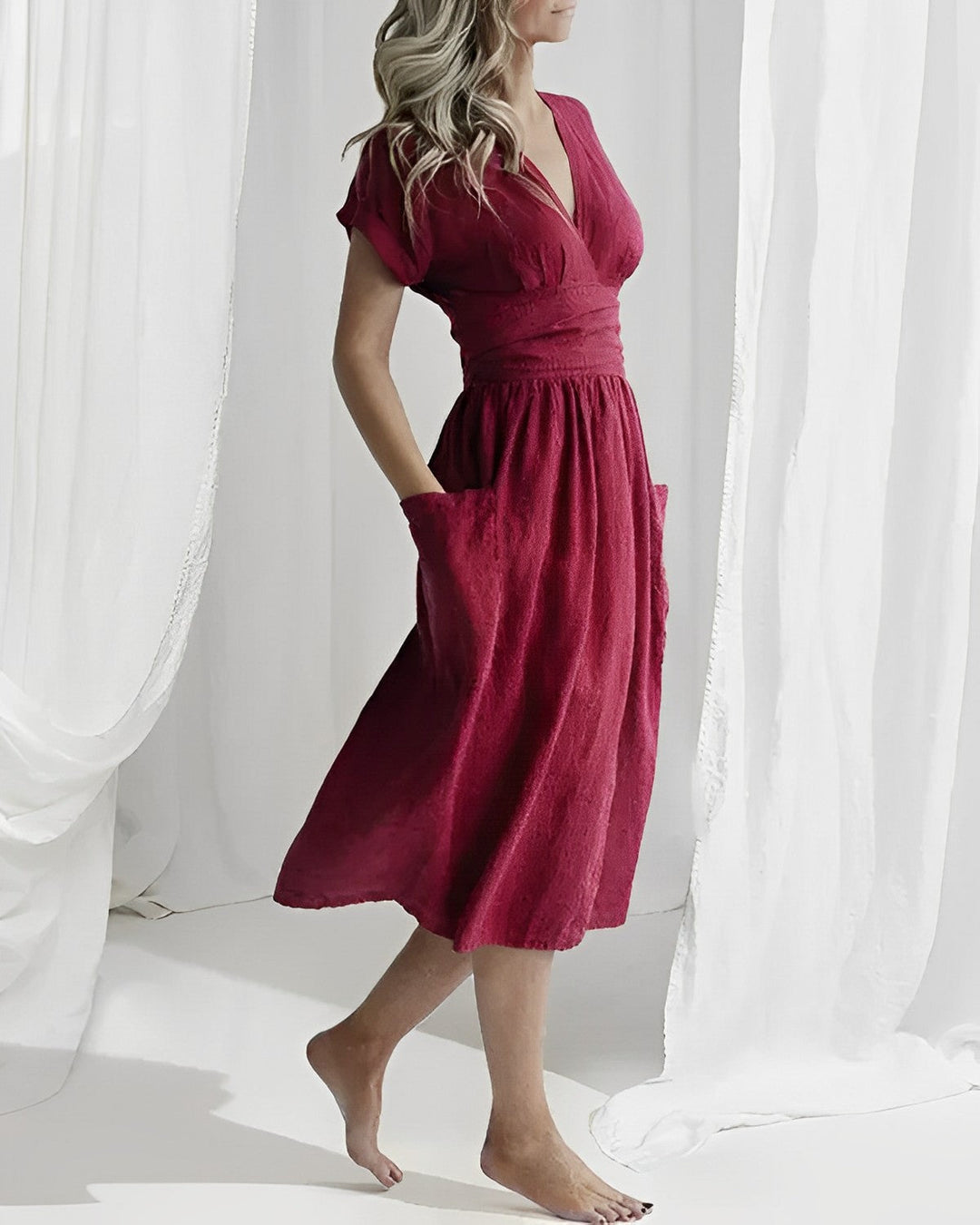 Luvik | Elegant pellavamekko