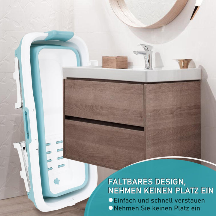 Foldbar badekar med lokk | Luvikno