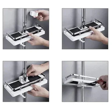 Luvikno | SkyShelf — Endelig plass og orden som lar badet ditt puste avslappet!