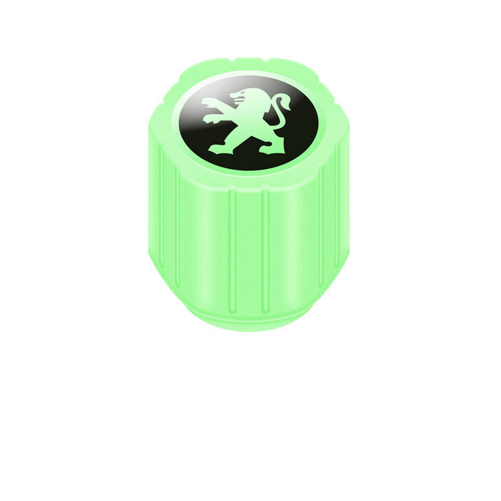 20-Pack Neon Green Glow Dekkventilkapsler – Ingen batteri nødvendig, Universal passform Luvikno