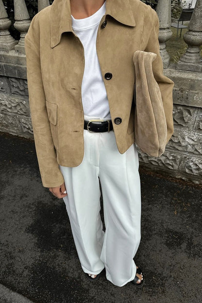 Luvik | Ruskea Nahkajakku