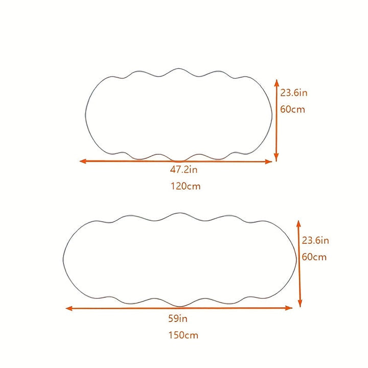 VelvetSoft Comfort Teppe – Vaskbart antiskli plysj gulvmatte for ethvert rom | Luvikno