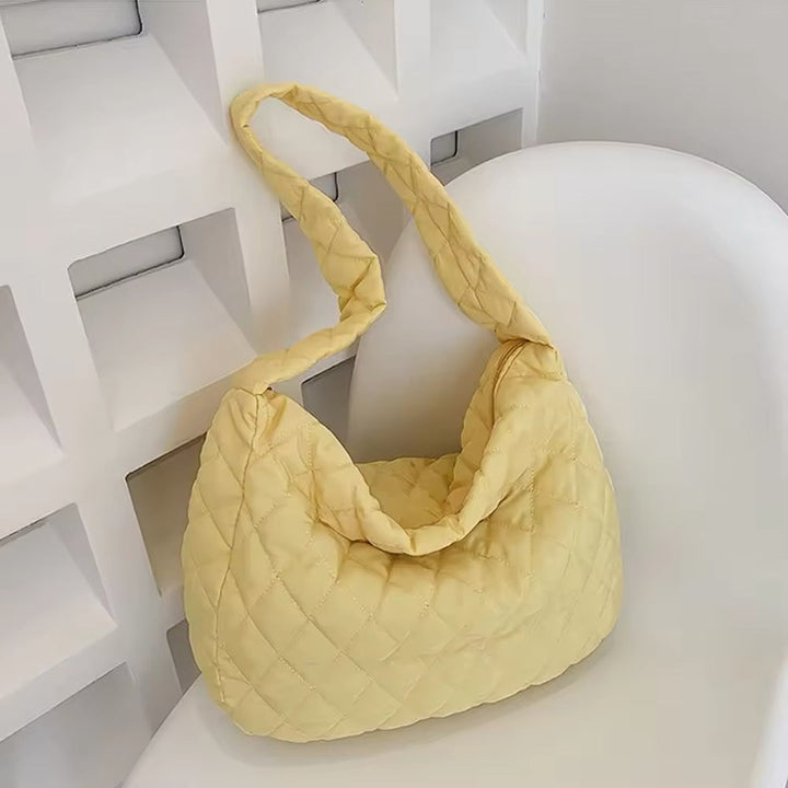Luvikno | Polstret Ballett Extra Large Puffer Tote Crossbody Polstret Skulderveske