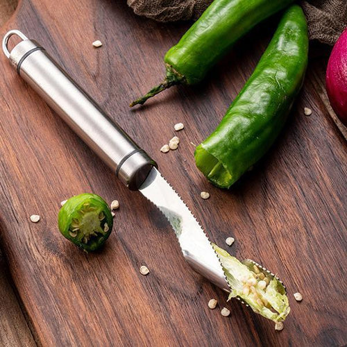 Stainless Steel Chili Seed Remover | Luvikno