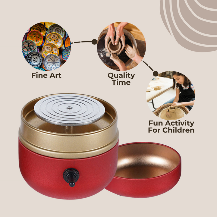 Luvikno | Fire Forge Mini Potterimaskin — Kreativ Frihet og Avslappede Mesterverk Rett Hjemme