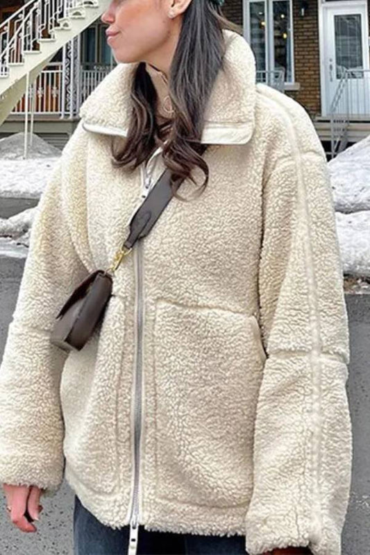 Luvik | Täyspitkä Teddy-takki