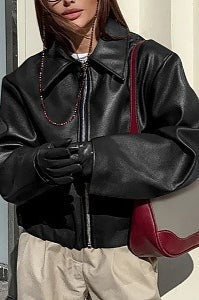 Luvik | Mattapinta PU Moottoripyörätakki