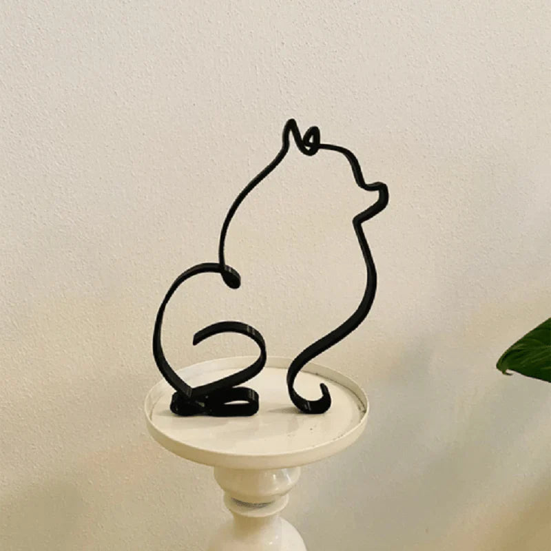 Luvikno | Hundekunst Skulptur Hjemdekorasjon