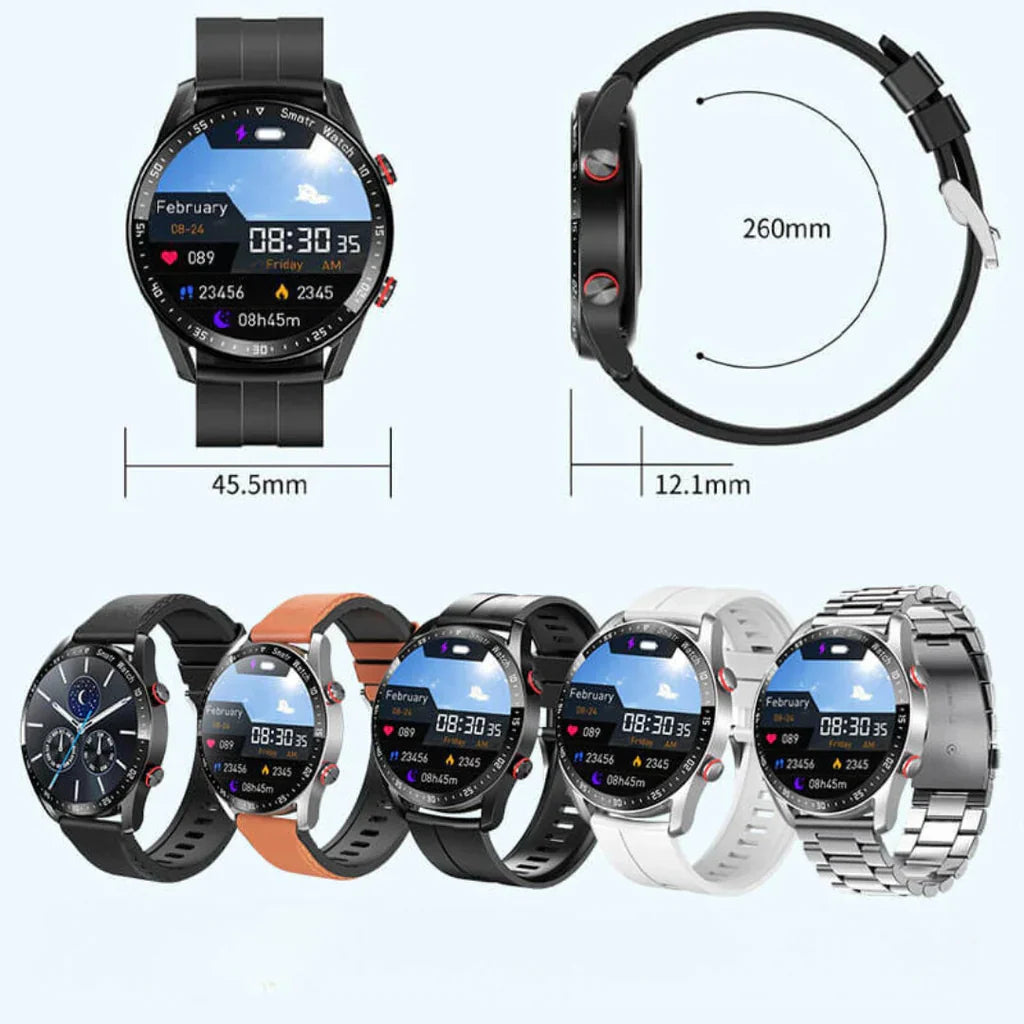 Luvikno | SwissMotion - Multifunksjonell Smartklokke Med Lang Batterilevetid