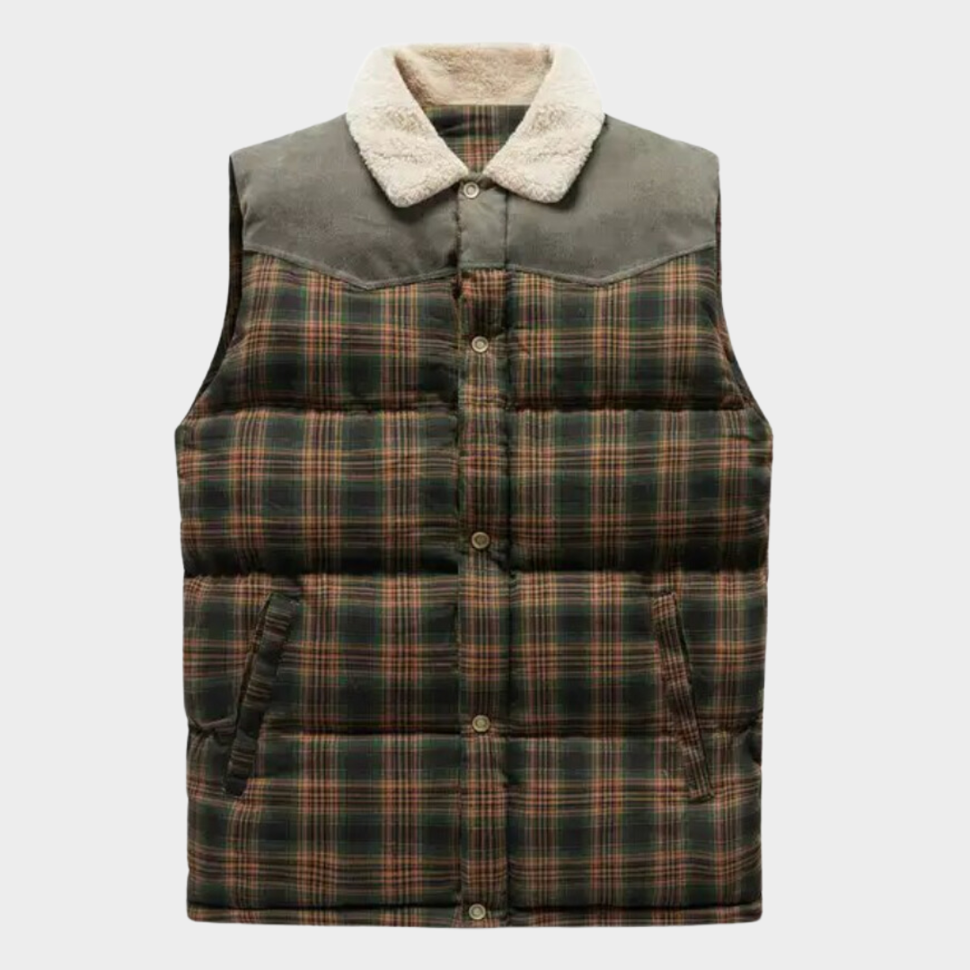 Luvik | Klassisk rutete vest for menn