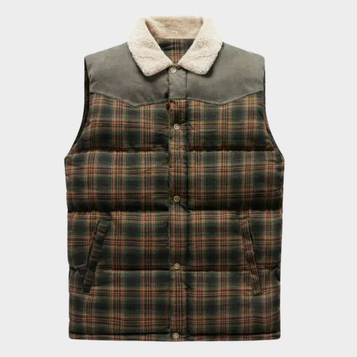 Luvik | Klassisk rutete vest for menn