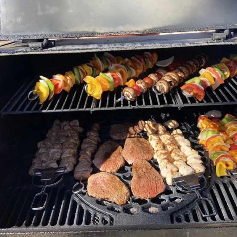 3 Way Grillspyd, Rustfritt Stål Spyd for BBQ | Luvikno