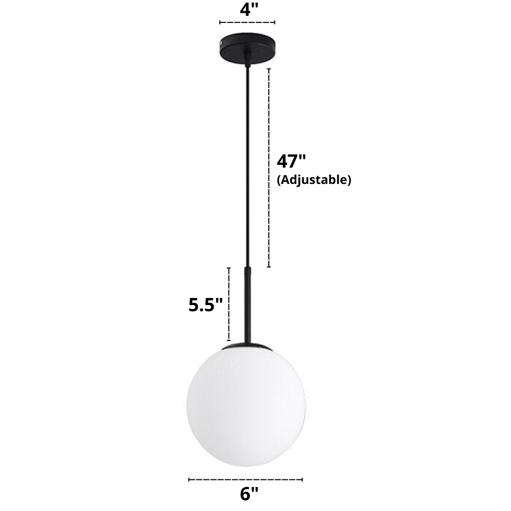 Nordic Glass Pendant Lamps | Luvikno
