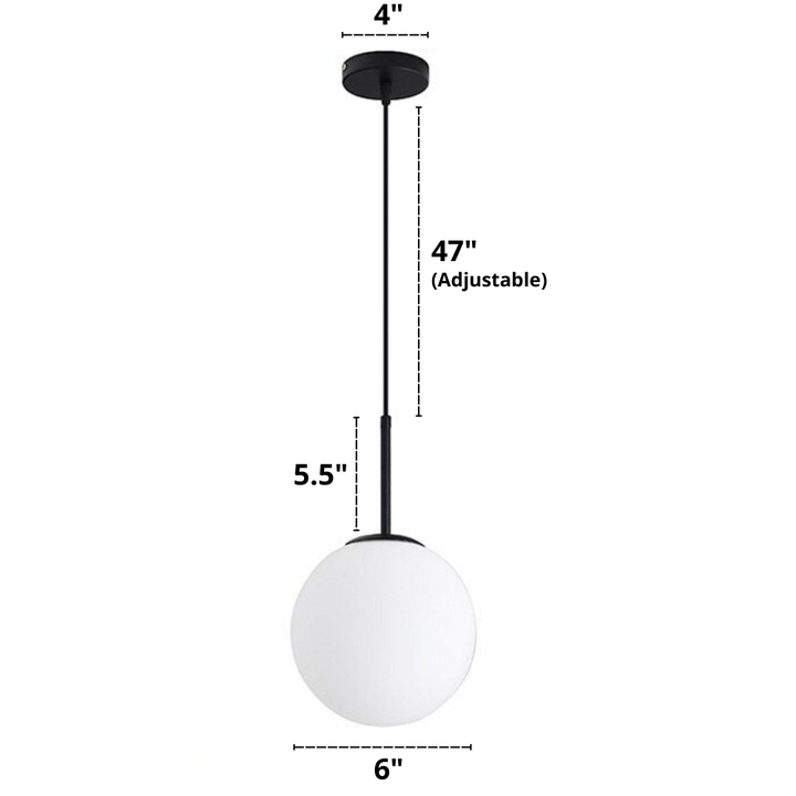 Nordic Glass Pendant Lamps | Luvikno