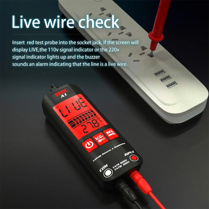 A1 Fullt Automatisk Anti-Brenne Intelligent Digital Multimeter Luvikno