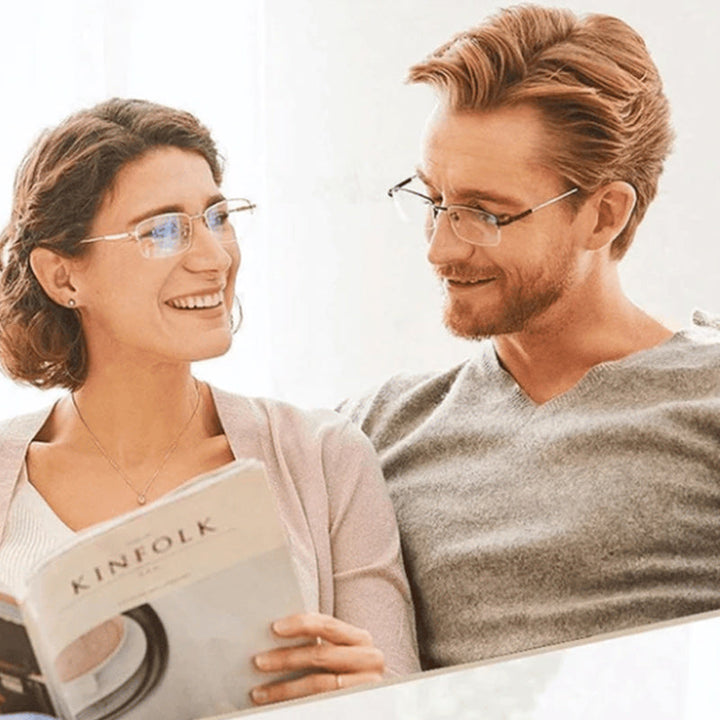 Luvikno | Avansert Anti-Blått Lys Multifokal Lesebriller - SapphireView