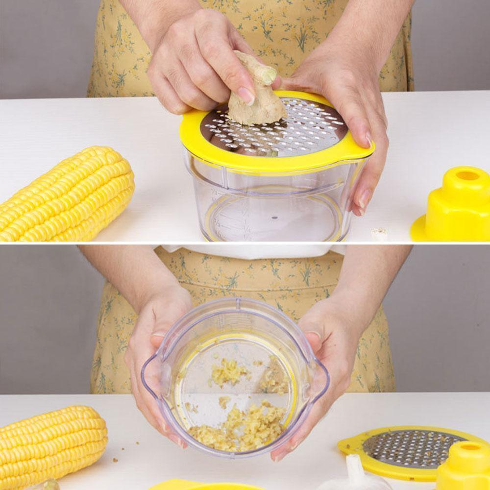 Cob Corn Stripper Med Innebygd Målebeger Og Rivejern | Luvikno