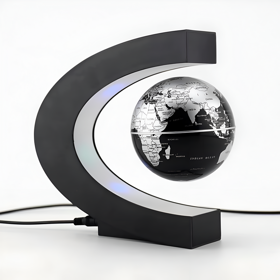 Luvikno | Armstrong | Magnetisk Levitasjon Flytende Globe Lampe med LED Verdenskart