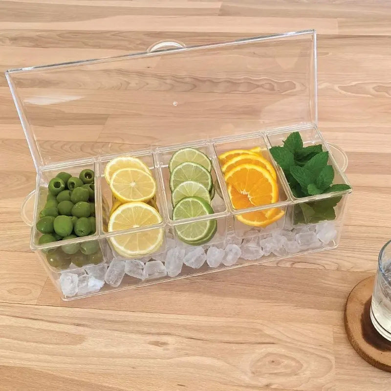 Ice Chilled Condiment Tray Set | Luvikno