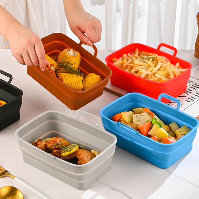 Foldbar Air Fryer Silikon Bakepanne | Luvikno