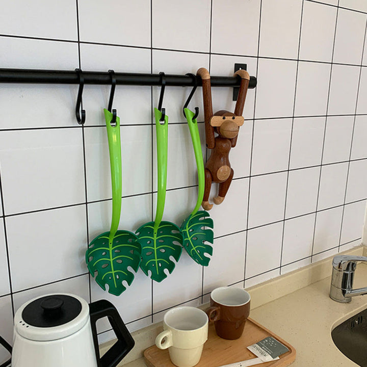 Grønn Leaf Silduk | Luvikno