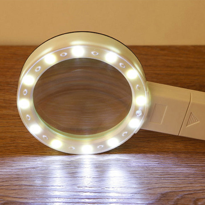 Luvikno | 30x optisk forstørrelsesglass med LED lys