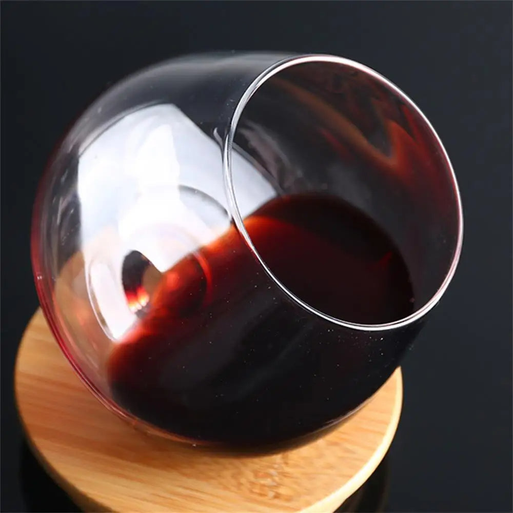 Belly Whiskey og Ølglass - Roterende Tumbler for Cocktails, Vin og andre Drinker Luvikno