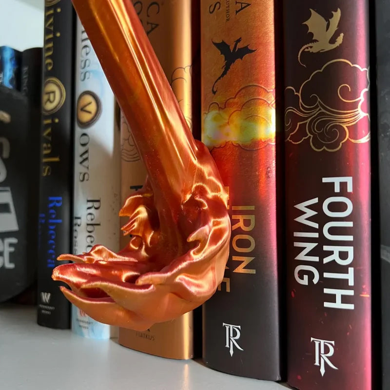 Dragon Flame Book Niche | Luvikno