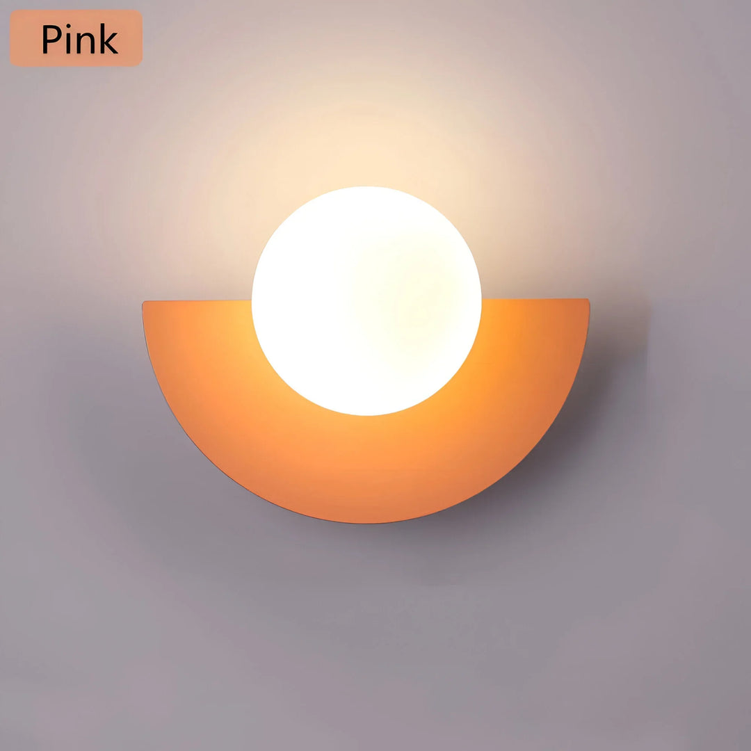 LumiGlow – Moderne Halvsirkel Vegglampe