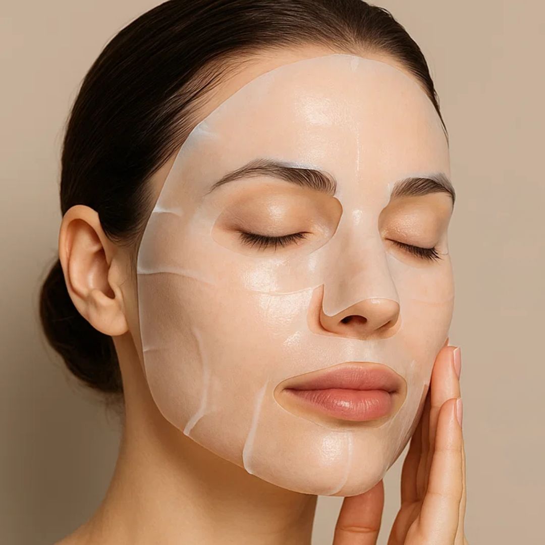 GlowRevive | Kollagen Arkmaske – Hydrerende Nattbehandling – Hydrogel – Anti-Aldring Hudpleie Luvikno