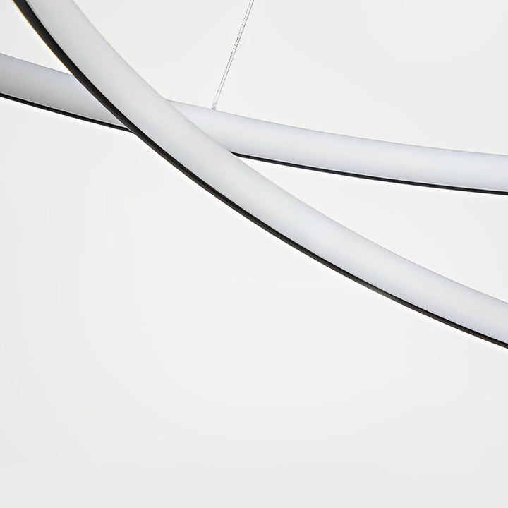 Moderne LED Dimmbar Pendellampe - Høydejusterbar Taklampe for Spisestue & Stue | Luvikno