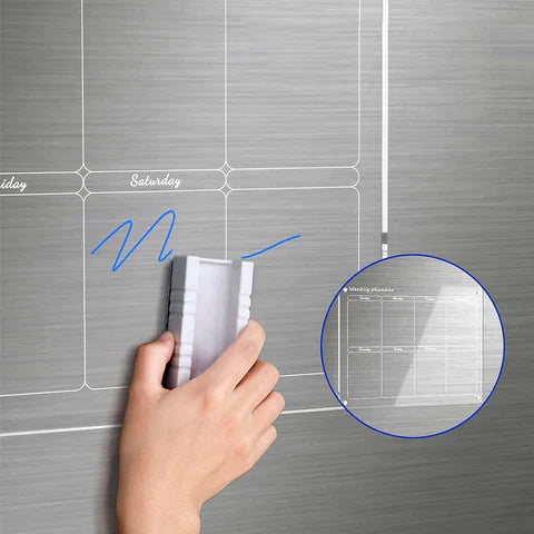 Luvikno | Calendly™ - Akryll Magnetisk Kalender Tavle
