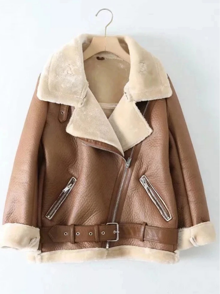 Luvik | Manteau en fourrure Sherpa pour femmes