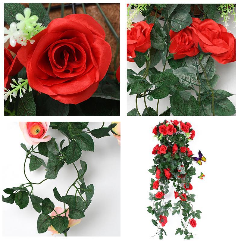Veggd dekorasjon Hengende Blomster Vinstokk | Luvikno