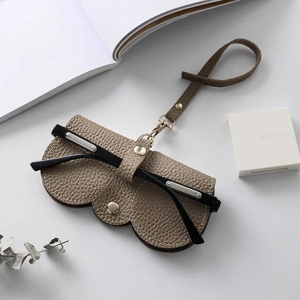 Myk Lær Solbrille Etui Luvikno