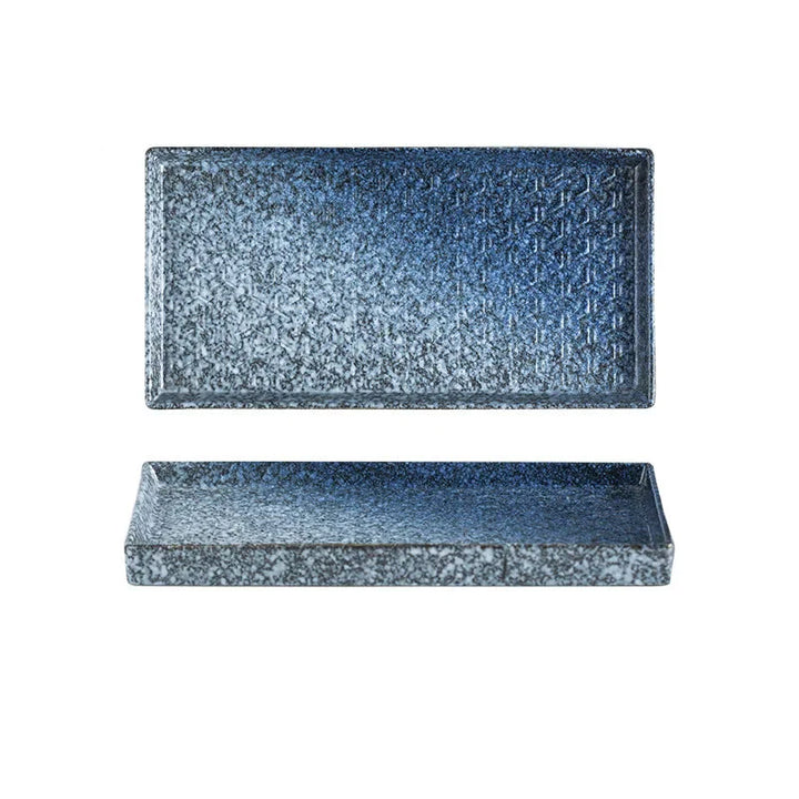 9.5" Keramisk Rektangulær Grillplate Restaurant Sushi Plate | Luvikno