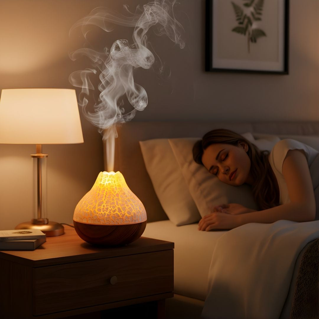 Quiet Ultra-Fine Mist – 300 ml Vann Tank – Lindrer Tørr Hud – Forbedrer Søvnkvalitet Luvikno