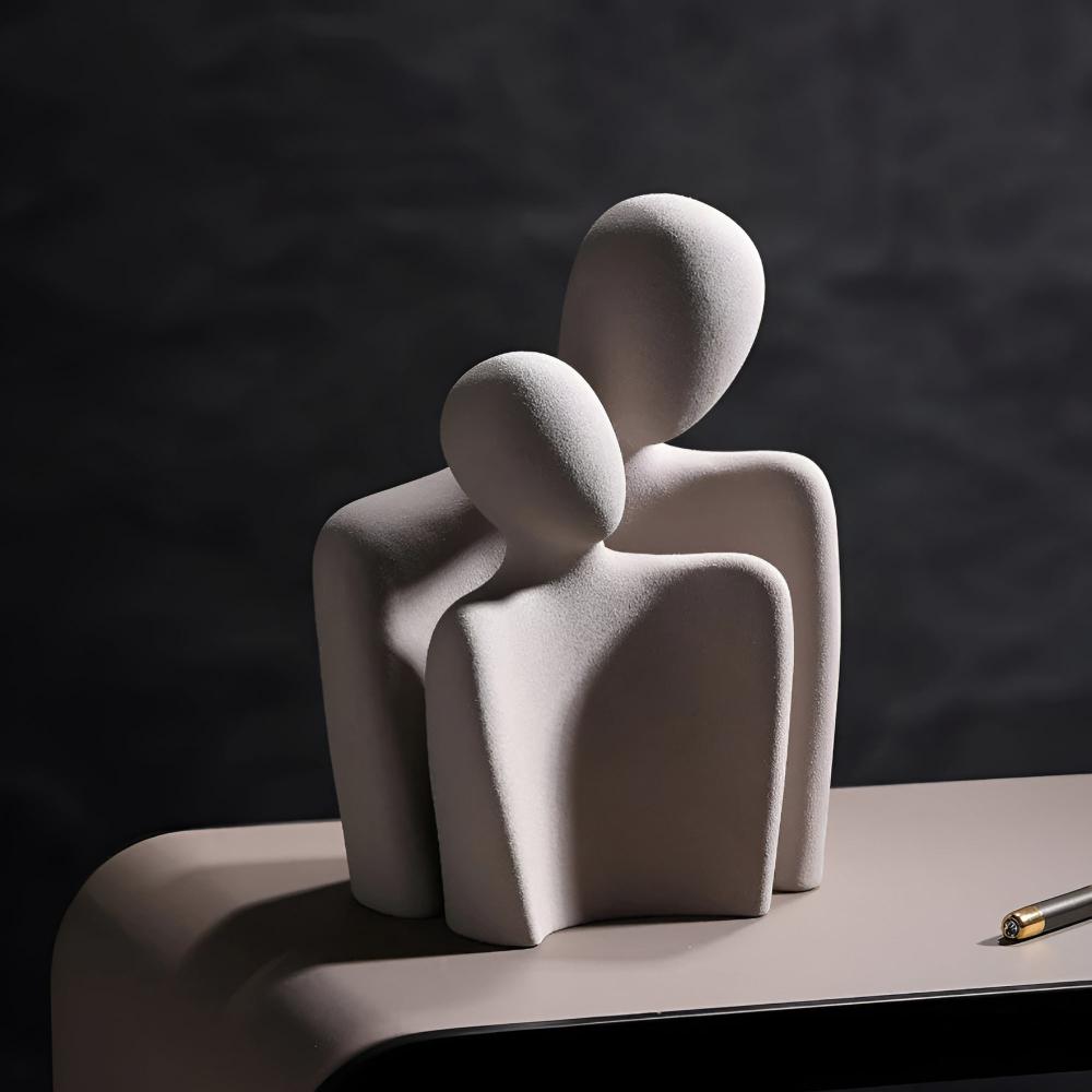 Couple Ceramic Love Figurine | Luvikno
