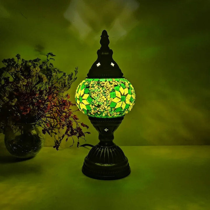Mosaikk Fargerik Mønster Bordlampe Luvikno