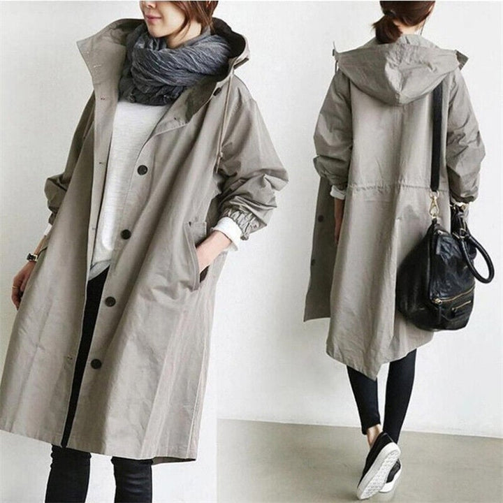 Luvik | Trenchcoat med hette for kvinner