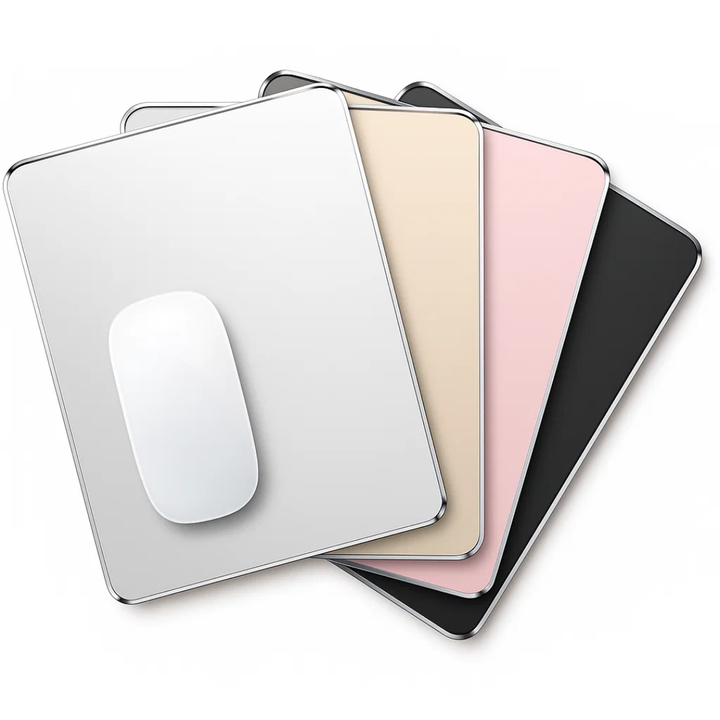 Precision Glide – Rigid Aluminium – Non-Slip Stability – Durable Easy-Clean Surface – Work & Gaming Use Luvikno